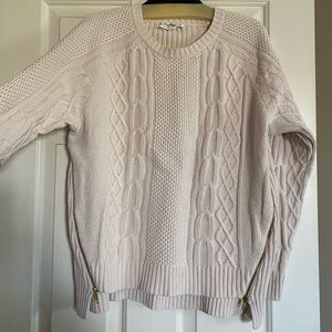 CABI knit zipper pullover sweater